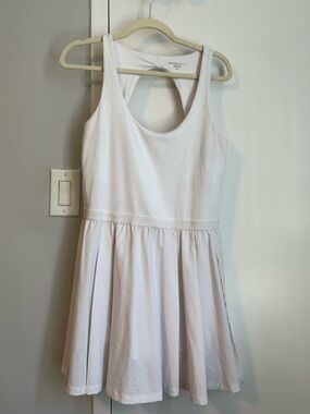 Beyond Yoga White Sleeveless Tennis Dress